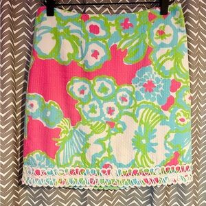 Lilly Pulitzer Lavender Skirt in 'It's A Delicacy' Print, Size 0